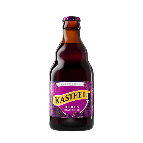 Kasteel rubus framboise fles 33 cl