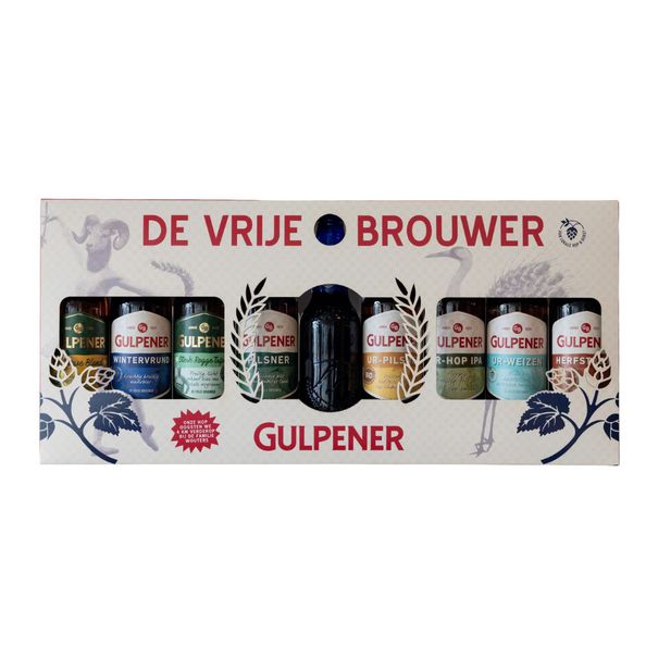 Gulpener de vrije brouwer giftpack 9 flesjes