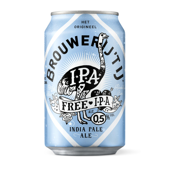 't IJ free IPA 0.5% blik 33 cl