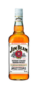 Jim Beam whiskey white 1 liter