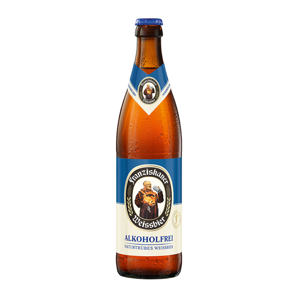 Franziskaner weissbier alcohol vrij fles 50 cl