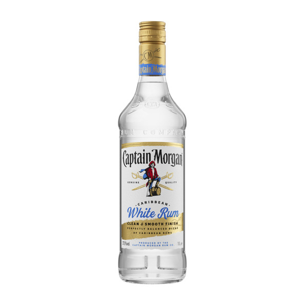 Captain morgan white rum 1 liter