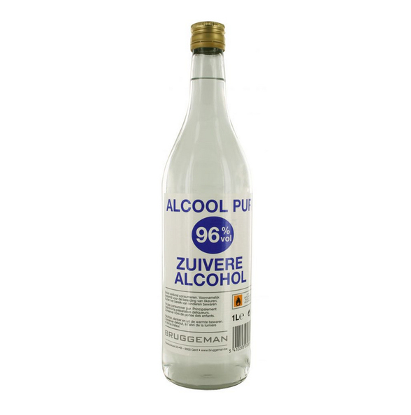 Alcohol pure zuivere 96% 1 liter