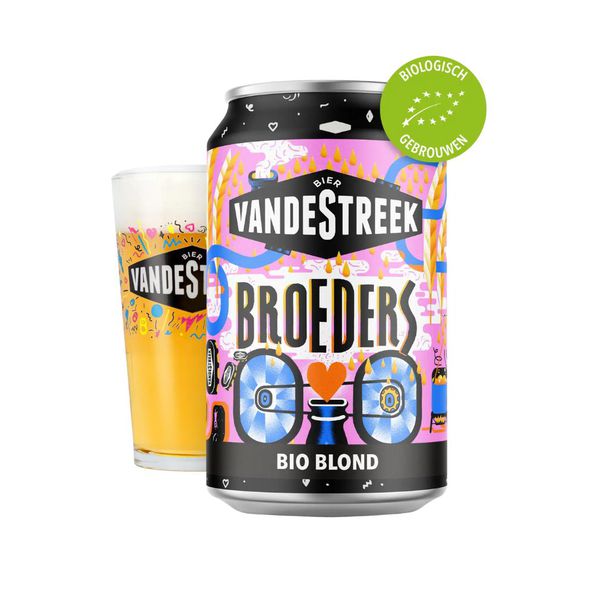 Vandestreek broeders bio blond blik 33 cl