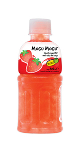 Mogu mogu aardbei pet fles 320 ml