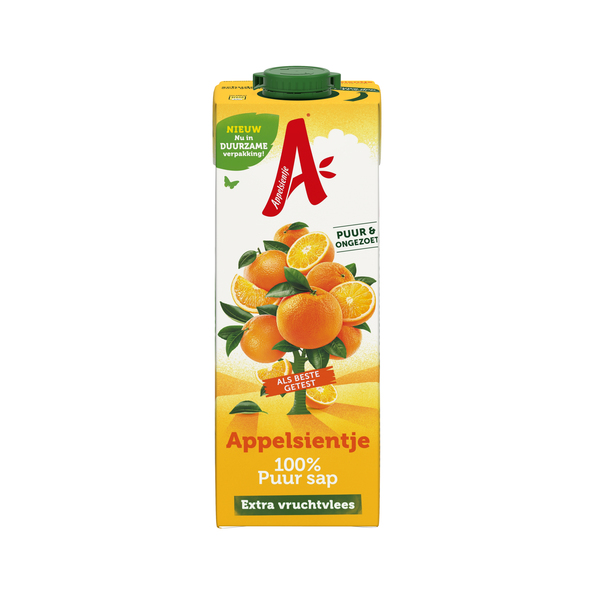 Appelsientje sinaasappel vruchtvlees pak 1 liter