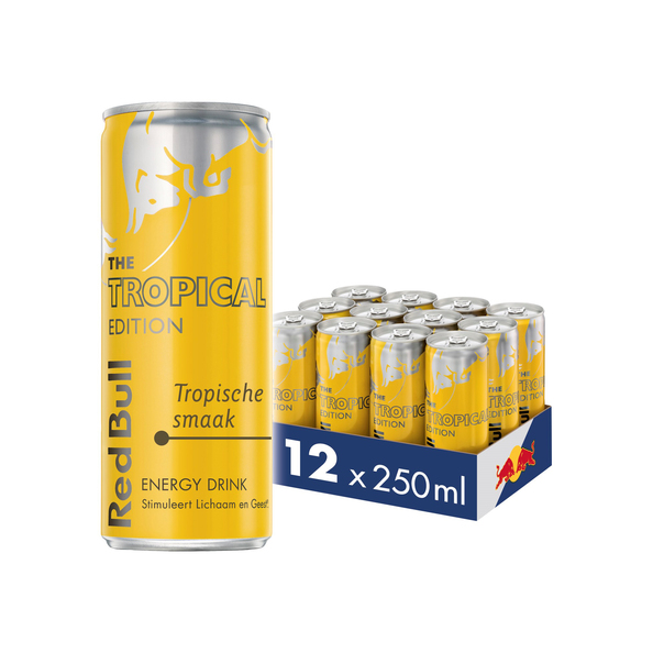 Red Bull Energy Drink. tropisch fruit. 12x250ml
