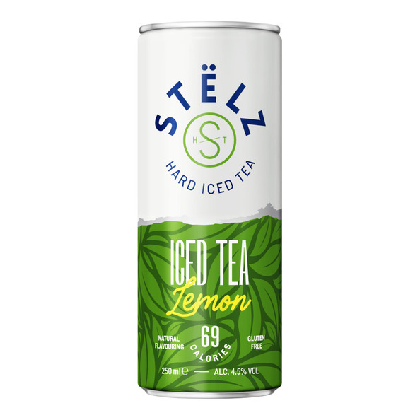 Stelz hard iced tea lemon blik 25 cl
