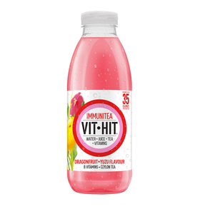 Vit hit immunitea dragonfruit + yuzu flavour pet 50 cl