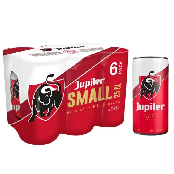 Jupiler pils blik 25 cl