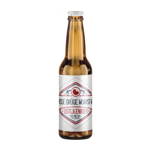 11Stijlenbier frisse druge woarst wit fles 33 cl