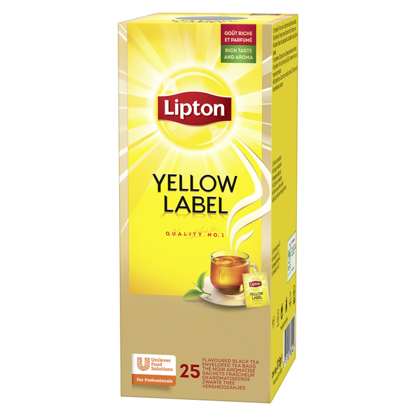 Lipton Feel Good Selection Thee Yellow Label 25 zakjes