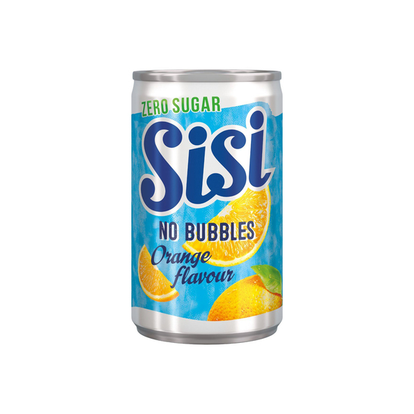 Sisi no bubbles 0% orange blik 15 cl