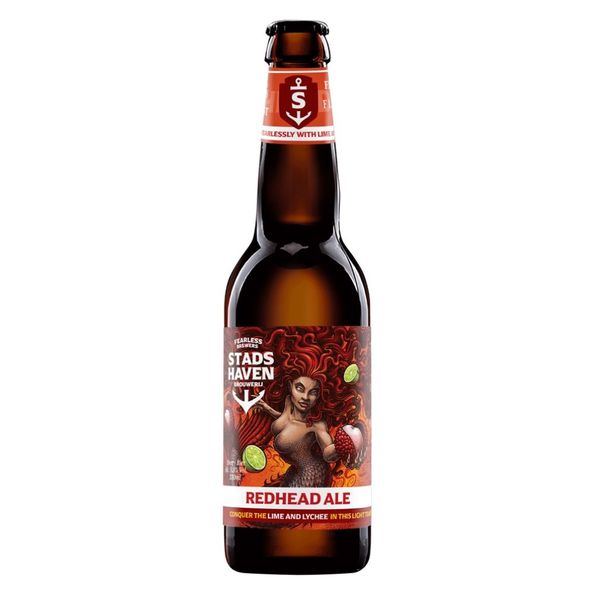 Stadshaven redhead ale fles 33 cl