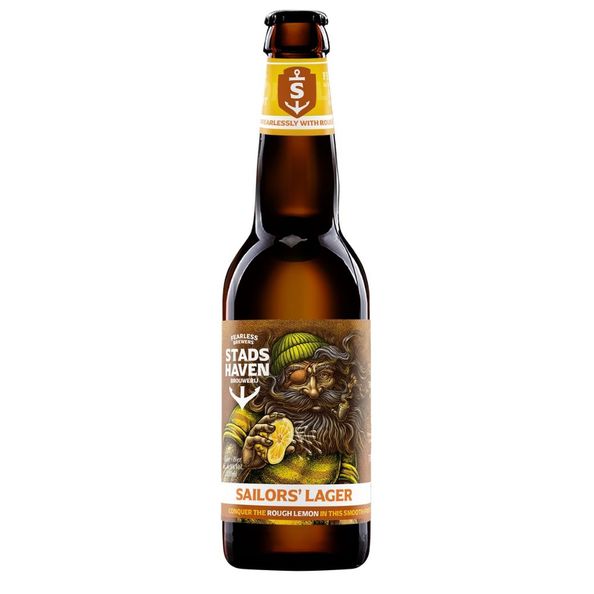 Stadshaven sailor's lager fles 33 cl