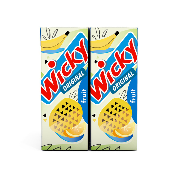 Wicky drink fruit pakje 20 cl 6-pack