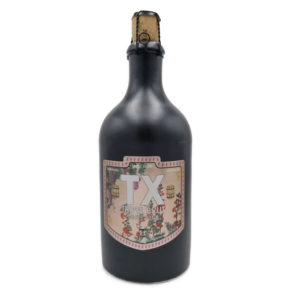TX tripel brut white wine fles 0.5 liter