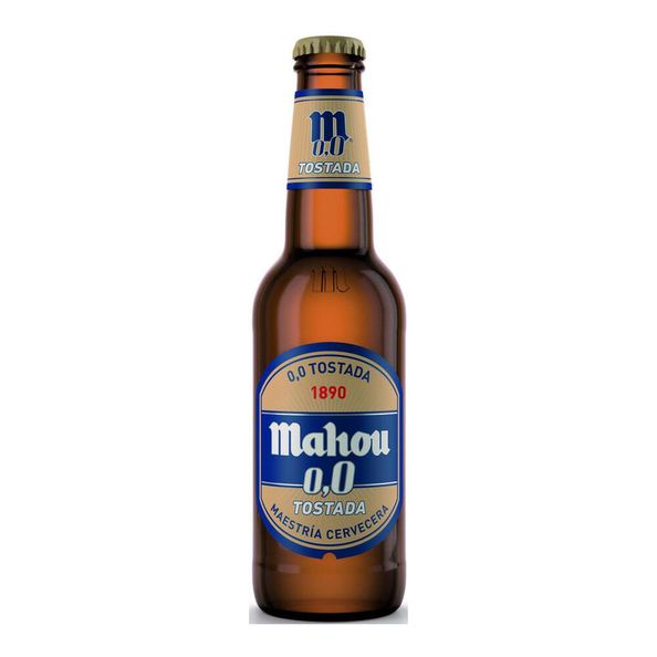 Mahou 0.0% tostada fles 33 cl