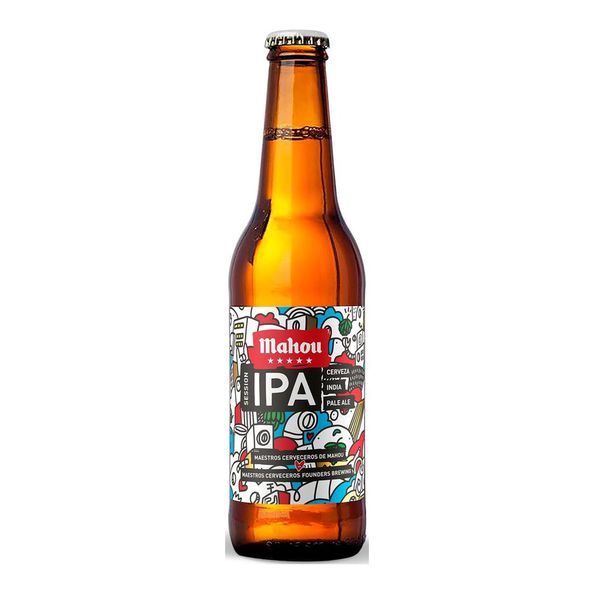 Mahou session IPA fles 33 cl