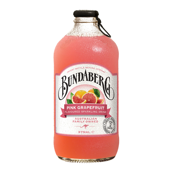 Bundaberg pink grapefruit flesje 375 ml