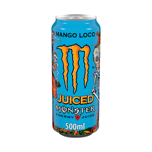 Monster energy juice mango loco blik 0.5 liter