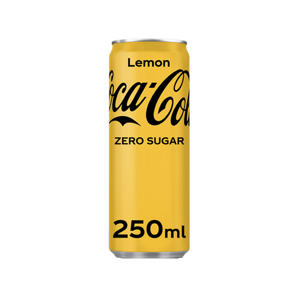 Coca-Cola zero sugar lemon blik 250 ml