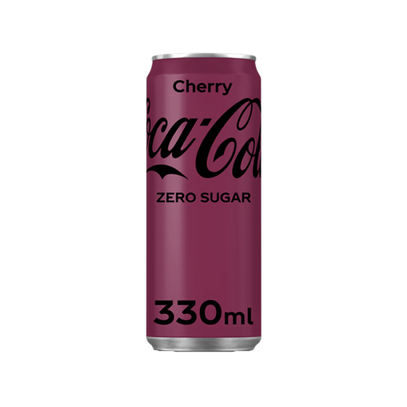 Coca cola zero cherry blik sleekcan 33 cl