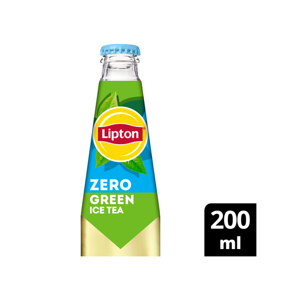 Versterken woensdag dok Lipton Ice Tea Green Zero glas 200 ml - Frisdrank Glazen fles kleiner dan 1  liter - Assortiment - FOOX Groothandel