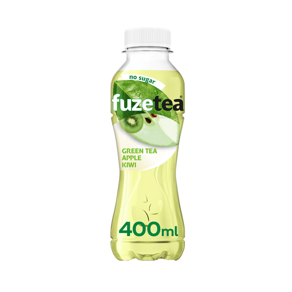 Fuze tea green tea apple kiwi no sugar pet 40 cl Frisdrank Petfles Assortiment Breman