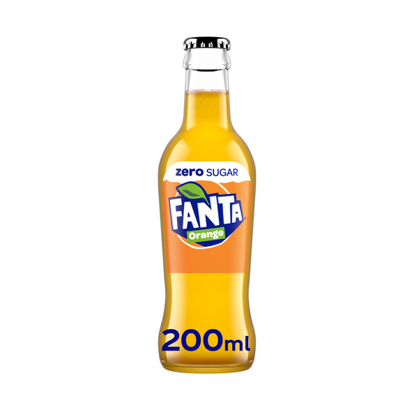 Fanta orange zero sugar flesje 20 cl