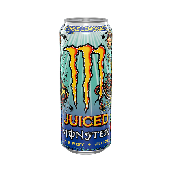 Monster energy juice aussie lemonade blik 0.5 liter