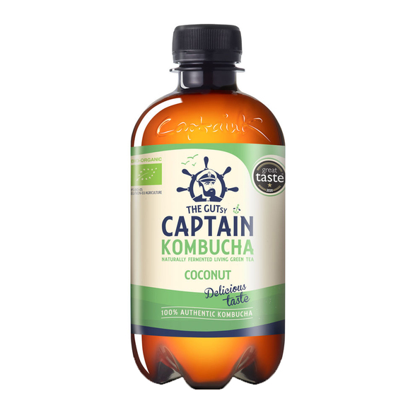 The gutsy captain kombucha coconut BIO 400 ml