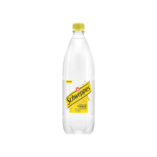 Schweppes indian tonic pet fles 1 liter