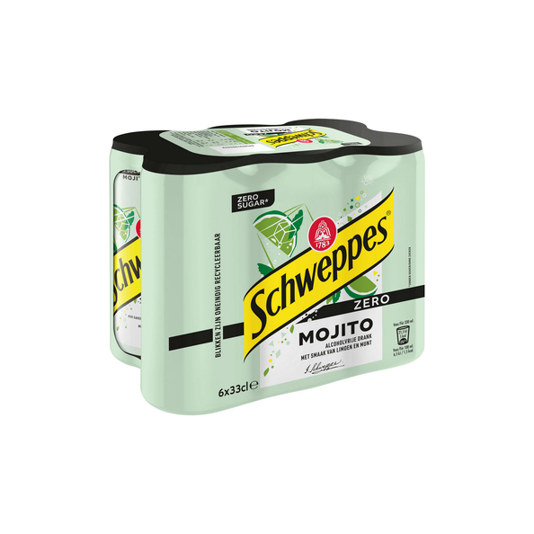 Schweppes mojito zero blik 33 cl ( 4 x 6-pack )