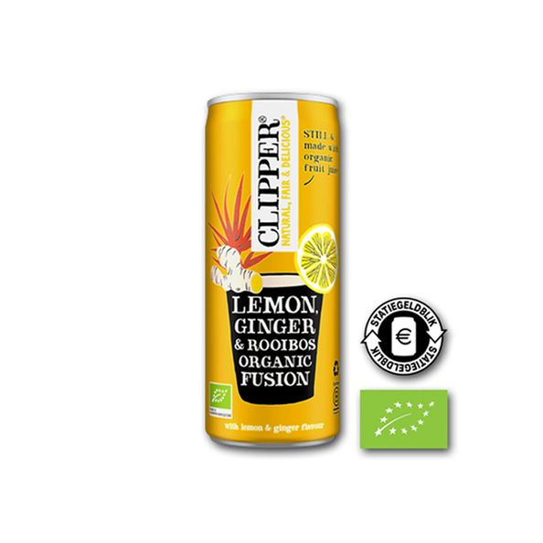 Clipper cold drink lemon ginger bio 250ml. a12