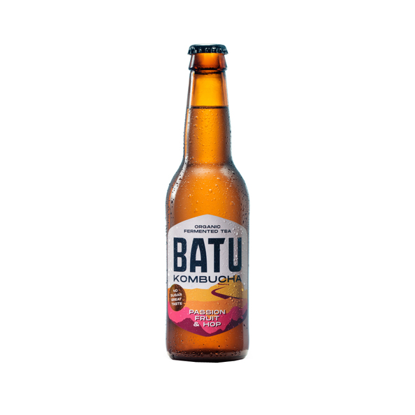 Batu kombucha passion & hop fles 33 cl