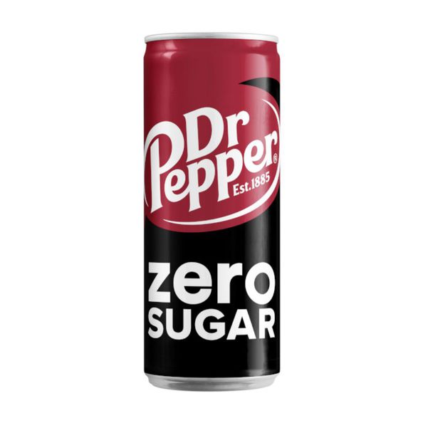 Dr. pepper zero blik 33 cl