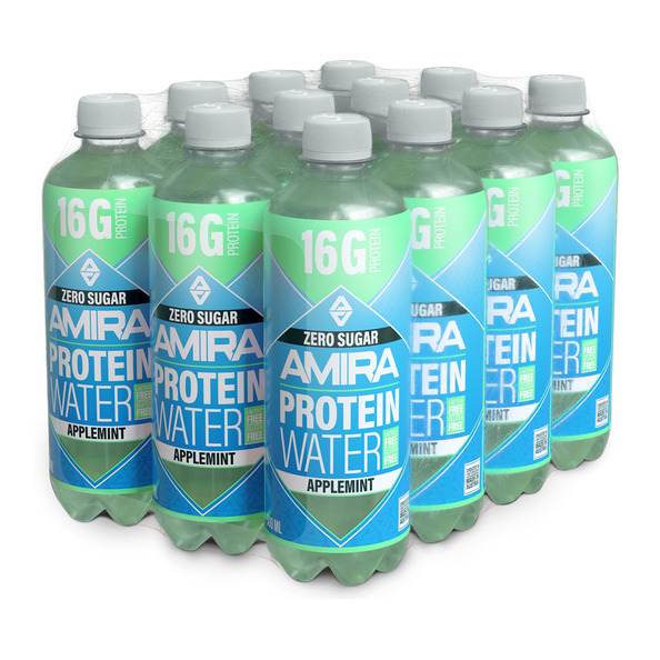 Amira protein water applemint pet 50 cl - 1