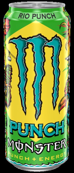Monster juiced rio punch blik 0.5 liter