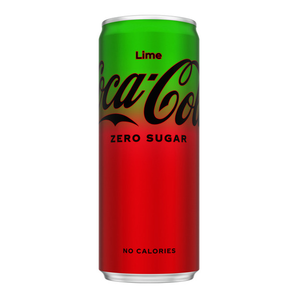 Coca cola zero sugar lime blik 250 ml