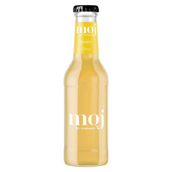 Moj bio gember-citrus lemonade glazen flesje 0.2 liter