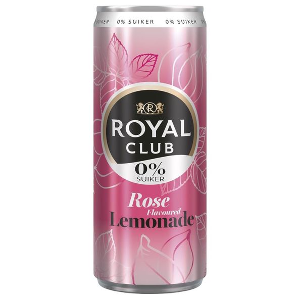 Royal club rose lemonade 0% blik 25 cl