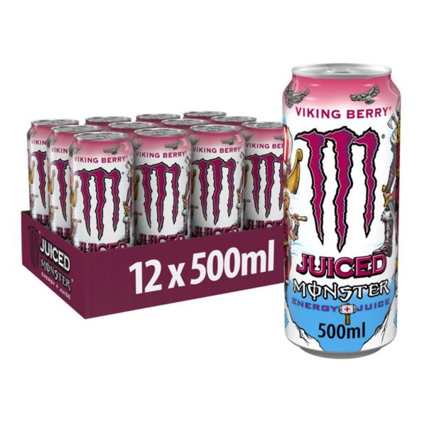 Monster juice viking berry blik 0.5 liter - 1