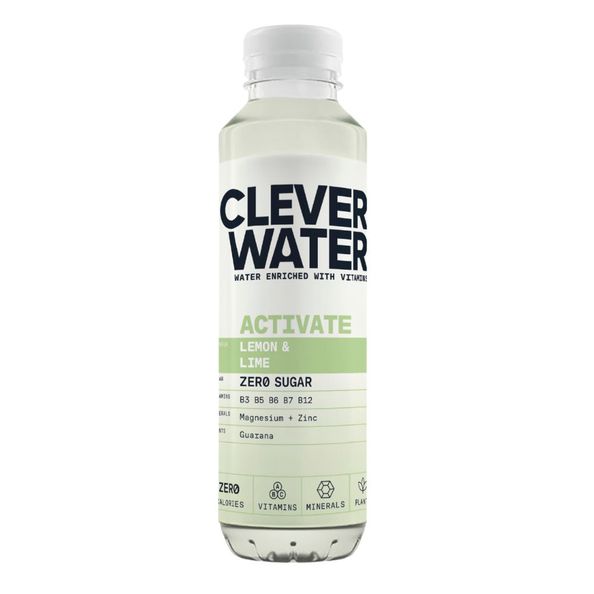 Clever water activate lemon & lime 500 ml