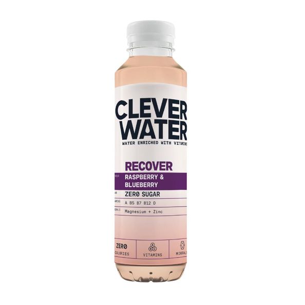 Clever water recover raspberry & blueberry 500 ml