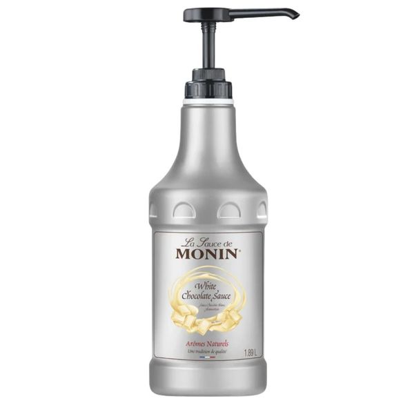Monin witte chocolate topping 189cl