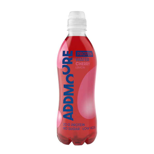 Addmoore protein water cherry pet 0.5 liter
