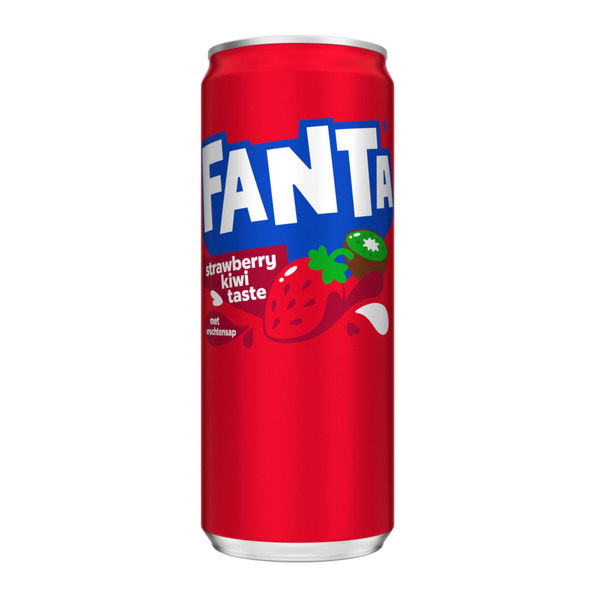 Fanta strawberry kiwi sleek blik 33 cl