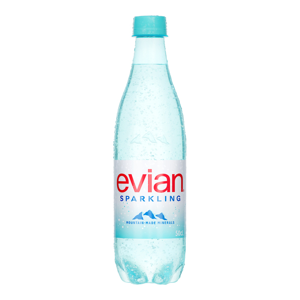 Evian sparkling 100% RPET 50 cl - 1