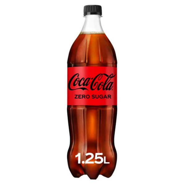 Coca Cola zero fles (D) 1.25 liter